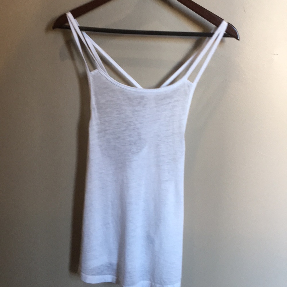 NWT pure Barre by Beyond Yoga cross your back tank